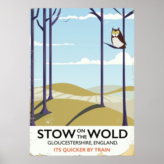 Stow-the-Wold, Gloucestershire, England Poster (Vorne)