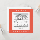 Stowaways auf einem Kreuzfahrtschiff-Cartoon Karte (Vorderseite/Rückseite Beispiel)