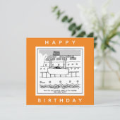 Stowaways auf einem Kreuzfahrtschiff-Cartoon Karte (Stehend Vorderseite)