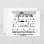 Stowaways auf einem Kreuzfahrtschiff Postkarte (Vorne/Hinten)