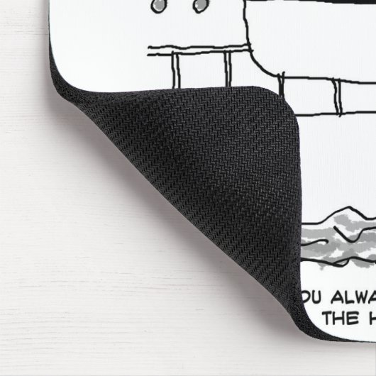 Stowaways auf einer Kreuzfahrt verstecken sich in Mousepad (Ecke)