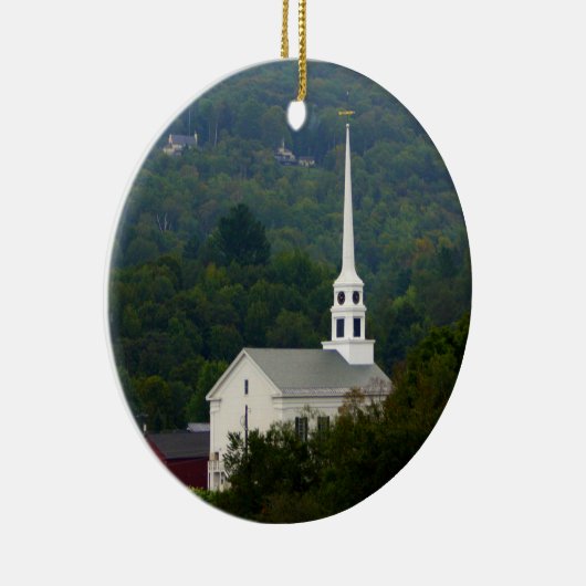 Stowe Community Church Round Ornament (Rechts)