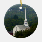 Stowe Community Church Round Ornament (Vorne)