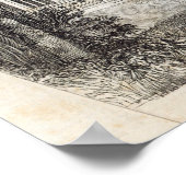 Stowe - die Gartenfront Poster (Ecke)