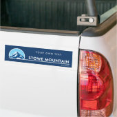 Stowe Mountain Vermont mountain Bumper Sticker Autoaufkleber (Auf Lkw)