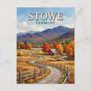 Stowe Recreation Path Vermont Postkarte