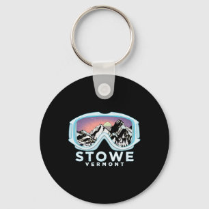 Stowe Ski Design Stowe, Vt Skifahren Schnee Gesche Schlüsselanhänger