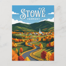 Stowe USA Postkarte