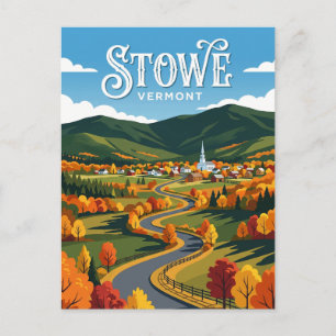 Stowe USA Postkarte