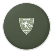 Stowe Vermont Keramikknauf (Vorderseite)