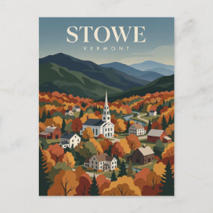Stowe Vermont Postkarte