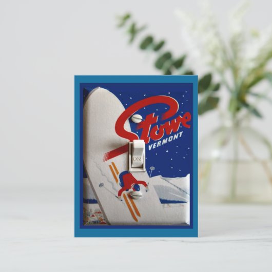 Stowe, Vermont Postkarte (Stehend Vorderseite)