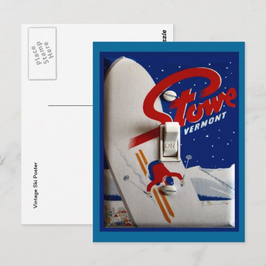 Stowe, Vermont Postkarte (Vorne/Hinten)