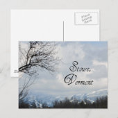 Stowe, Vermont Postkarte (Vorne/Hinten)