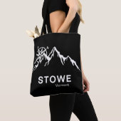 Stowe Vermont Schwarze Schultertasche Tasche (Von Nahem)