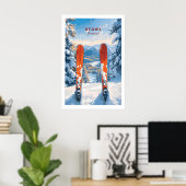 Stowe Vermont Ski Druck 1 Poster (Heimbüro)