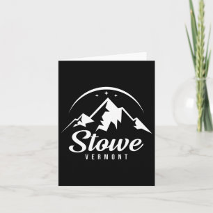 Stowe Vermont Ski Resort Skifahren Snowboarden Karte