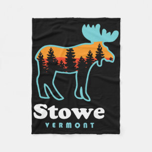 Stowe Vermont Skigebirge Stowe Vt Elch Fleecedecke