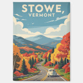 Stowe Vermont Travel Magnet (Vorderseite)