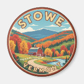 Stowe Vermont Travel Magnet (Vorne)