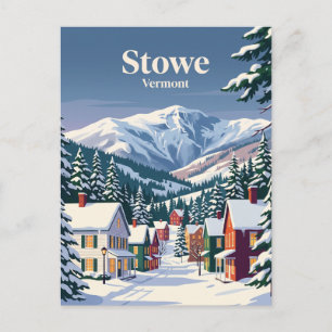 Stowe, Vermont, USA Postkarte