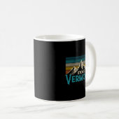 Stowe Vermont Vintage Berge Souvenir Gift Pull Kaffeetasse (VorderseiteRechts)