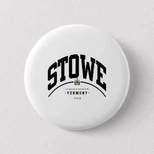 Stowe Vermont Wandern Stowe Souvenir Retro Berg Button
