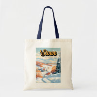 Stowe Vermont Winter Vintag
