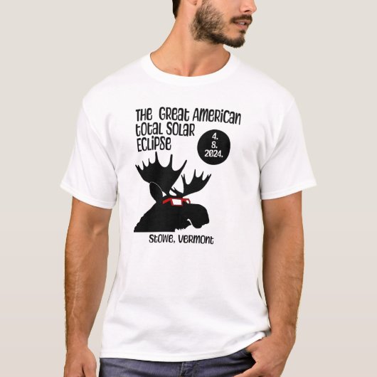 Stowe, VT Eclipse T-Shirt (Vorderseite)