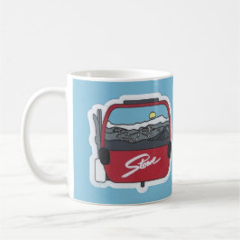 Stowe VT Skifahren Tasse