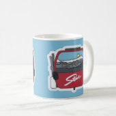Stowe VT Skiing Mug Kaffeetasse (VorderseiteRechts)