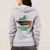 Stowe Weekend of Hope Women's Zip Hoodie (Rückseite)