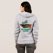 Stowe Weekend of Hope Women's Zip Hoodie (Schwarz voll)