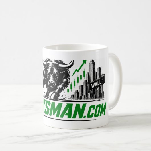 Stoxsman.com Investitionen Kaffeetasse (VorderseiteRechts)