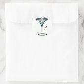 STP-Logo-Aufkleber, klein, Blatt mit 20 Runder Aufkleber (Tasche)