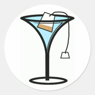 STP-Logo-Aufkleber, klein, Blatt mit 20 Runder Aufkleber