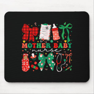 Stpartum Weihnachten Coquette Mutter Baby Krankens Mousepad