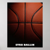 STR8 Ballin Basketball Poster (Vorne)