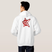 STR8LYKDHATT RED & BLACK HOODIE (Schwarz voll)