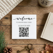 STR Guide QR Code Informationen WIFI Vermietung Magnet