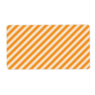 [STR-OR-1] Orange und weiße Zuckerstange striped