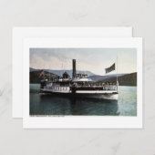 Str. Sagamore am George-See, New York Postkarte (Vorne/Hinten)