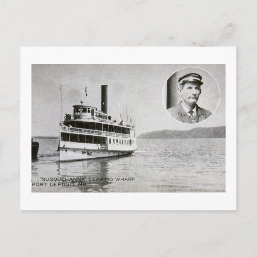 Str. Susquehanna, Port Deposit, Maryland Postkarte (Vorderseite)