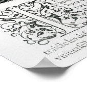 Strabo, Illustration von Andre Thevet's Poster (Ecke)