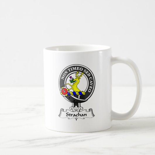 Strachan Clan-Wappen Kaffeetasse (Rechts)