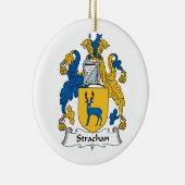 Strachan Familienwappen Keramikornament (Rechts)