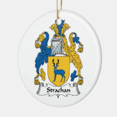 Strachan Familienwappen Keramikornament (Links)