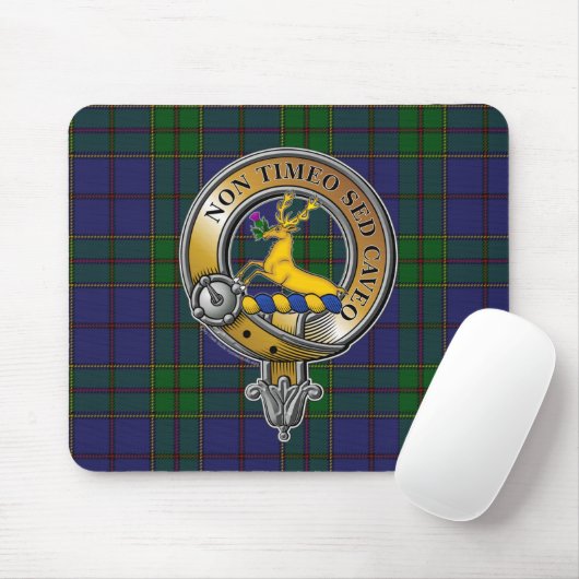 Strachan Tartan & Abzeichen Mousepad (Mit Mouse)