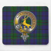 Strachan Tartan & Abzeichen Mousepad (Vorne)
