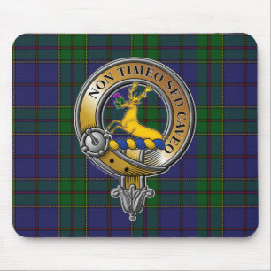 Strachan Tartan & Abzeichen Mousepad